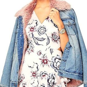 Faux Fur Lined Denim